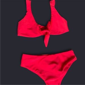 Amazon Women's Red Bikini Set